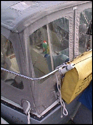 Flicka cockpit tent rear view - Ben Main Jr by Tom Davison