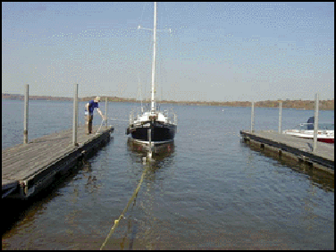 Lowering the trailer to water - Mike Nelson