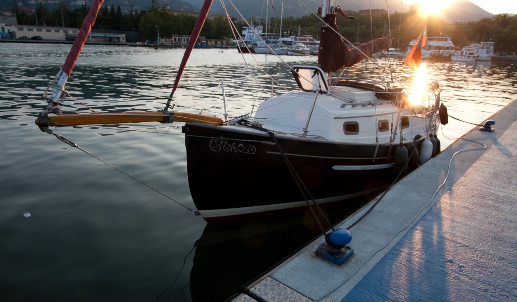 Flicka Caraway in the Bay of Poets, Italy