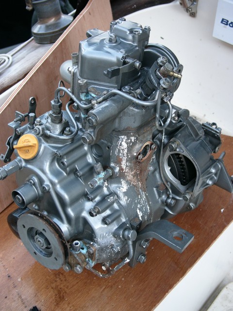 Yanmar 1gm 10 diesel inboard engine stripped.